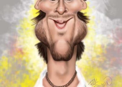 Ashton Kutcher Caricature