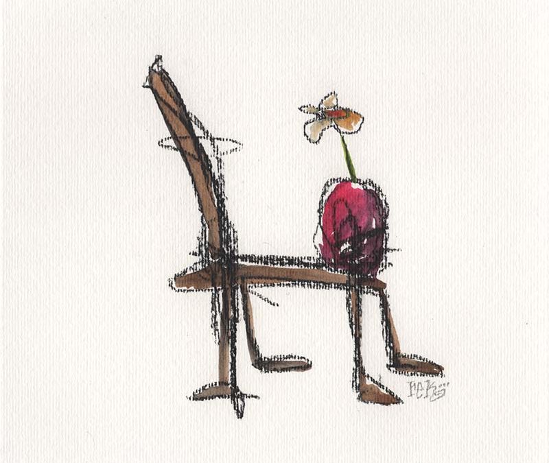 Chair and Flower