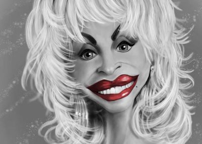 Dolly Parton Caricature