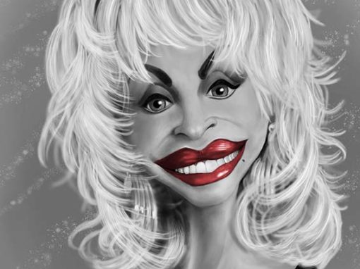 Dolly Parton Caricature