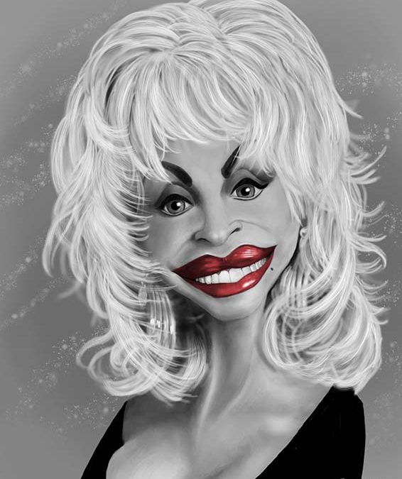 Dolly Parton Caricature