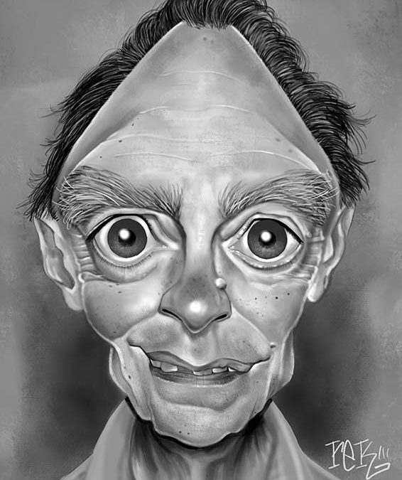 Edgar Oliver Caricature