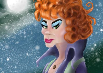 Agnes Moorehead “Endora” Caricature