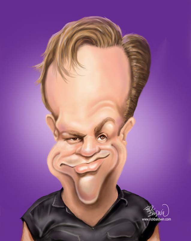 Fred LeBlanc Caricature by Rick Baldwin.