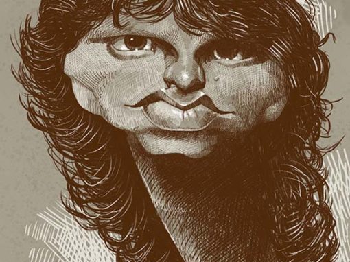 Jim Morrison Caricature