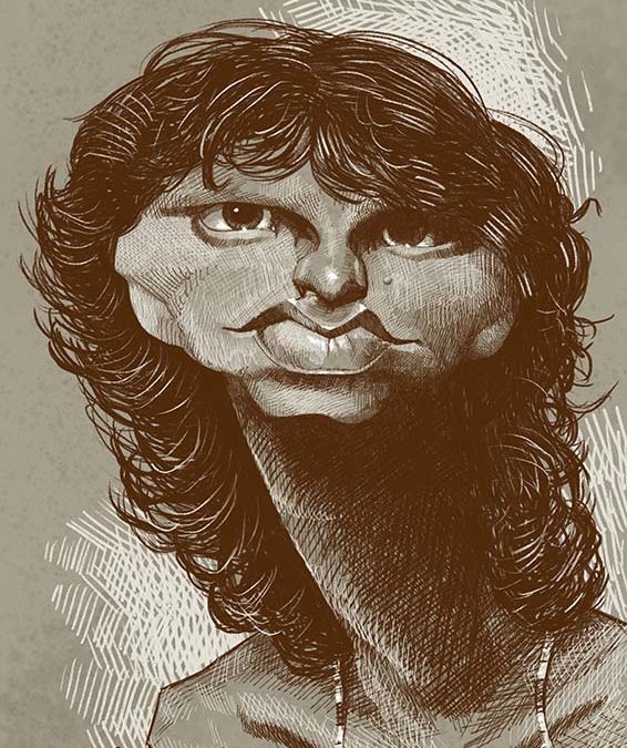 Jim Morrison Caricature