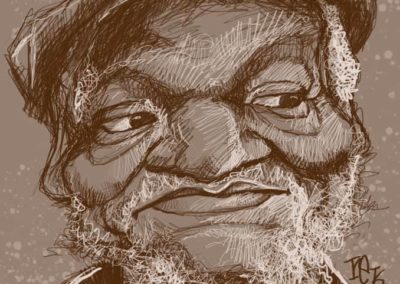 Redd Foxx Caricature