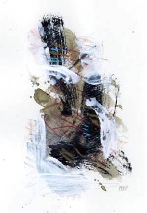 Cherokee Series #8 painting by Rick Baldwin