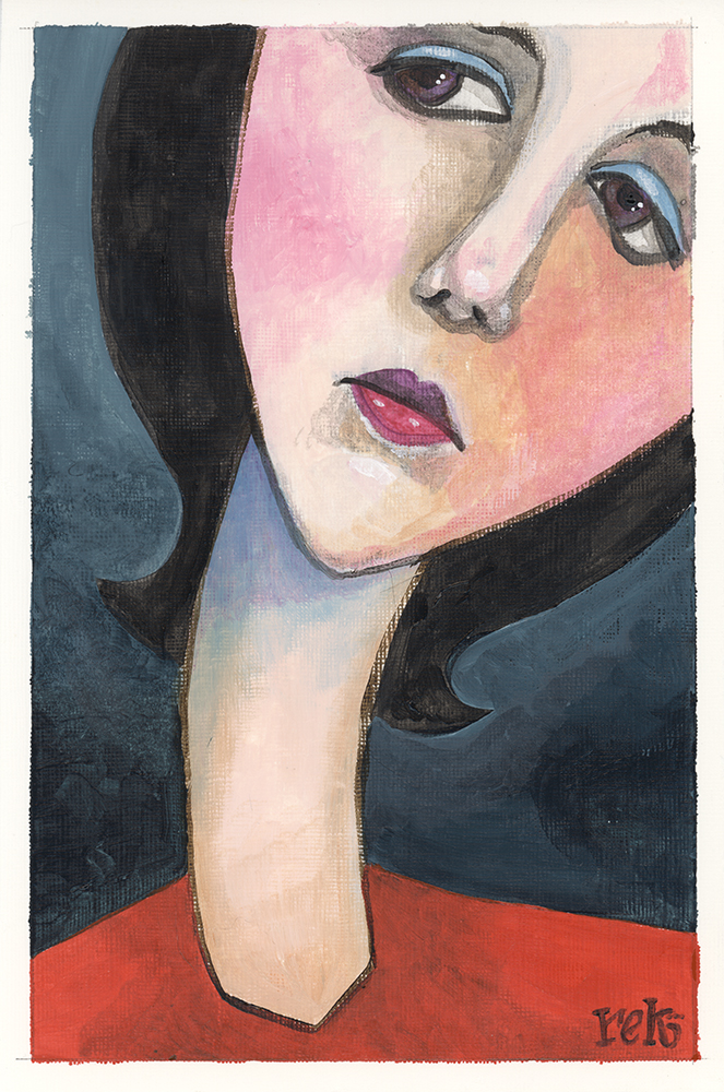 "Agatha" Acrylic Painting