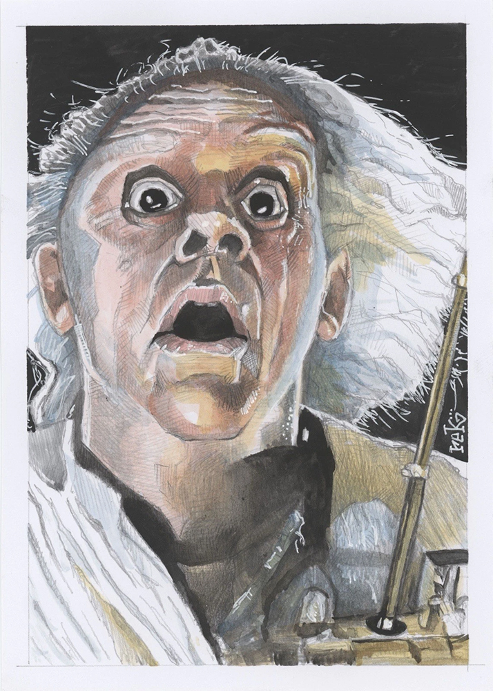 "Great Scott!" Art Card